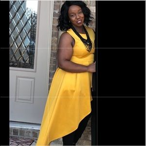 Beautiful gold high low top